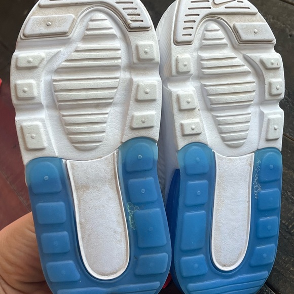 Nike Kids' White and Red Sneakers - Picture 10 of 16